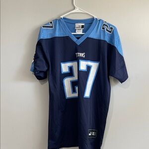 Puma Navy and Light Blue Football Titans Jersey